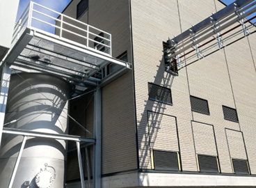 Industrieanlage Silo